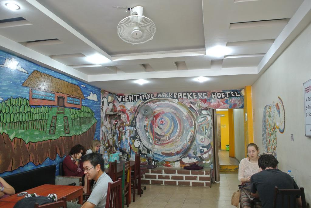 Vientiane Backpackers Hostel Ngoại thất bức ảnh